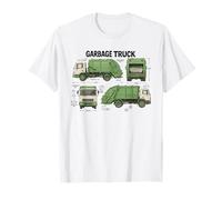 Séparation des déchets de Jour de Recyclage des déchets de Camion à ordures T-Shirt