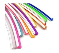 Séparation Flexible et Pliable, Diffuseur Flexible en Tube néon de 6mm, lumière Signe Multicolore 3.0 mètres sans Bande(Green)