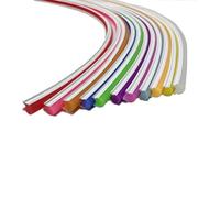 Séparation Flexible et Pliable, Tube diffuseur néon Multicolore 6mm, 10m for Panneau DIY sans Bande(Deep Green)