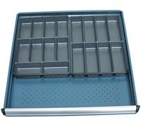 Separations en ps tray 560mm pour serie 115- 714x707 mm h 75/100 mm Heco HE115MP01-02