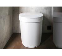 Separett Toilettes sèches à séparation Tiny + tuyau d’évacuation - 49,7 x 39, 8 cm - 1271-02