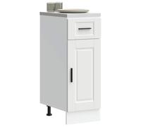 sephironlbb Armoire de Cuisine Porto Blanc Bois d'ingénierie Meuble Rangement Buffet vaisselier desserte Placard Colonne étagère tiroir Porte Tablette casier Panier Organisateur épice Vaisselle