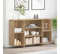 sephironlbb Buffet chêne Artisanal en Bois d'ingénierie 120 x 30 x 75 cm Meuble de Rangement Moderne avec étagères pour Salon séjour Salle à Manger entrée