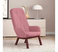 sephironlbb Chaise de Relaxation en Velours Rose avec accoudoirs, Dossier Confortable et Coussin rembourré pour Salon, Bureau, Chambre, Coin détente, siège pivotant et Design élégant