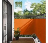 sephironlbb Écran de Balcon Orange 110 x 300 cm Tissu Oxford résistant UV, ombrage Moderne pour terrasse Jardin Patio, Protection Solaire, Fixation Murale, Support Robuste, idéal pour extérieur