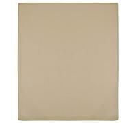 sephironlbb Lot de 2 draps-housses, en jersey de coton, taupe, 90 x 200 cm, avec élastique, pour lit à sommier tapissier, lit double, respirant, infroissable, facile d'entretien, doux pour la peau
