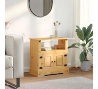 sephironlbb Meuble TV en pin Mexicain Corona 80x43x78 cm avec Armoire, étagère, Rangement pour Salon séjour Chambre, Support Console multimédia Audio vidéo, Buffet Placard