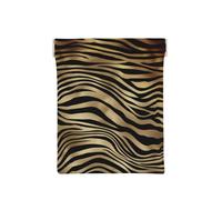 Sépia de Peau d'animal de zèbre d'or Noir Africain, Sac de Rangement pour Femmes, Portefeuille supérieur à Presser, Petit Porte-Monnaie, Pochette de Changement