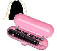 seplouis Étui pour brosse à dents électrique Oral B/Oral-B Pro/iO/Philips Sonicare/Demita/Bitvae et la plupart des brosses à dents électriques, avec 1 étui de chargement, rose