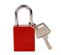 SEPOX Cadenas d'extrieur antirouille ultradurable en aluminium rouge 38 mm 112 avec anse longue et 3 grandes cls, idal pour le stockage de por