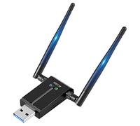 Seprendi Adaptateur Wi-FI USB Longue PortéE 1300 Mbps pour Ordinateur Portable de Bureau, Adaptateur USB Double Bande 2,4 GHz 5 GHz Internet Stick
