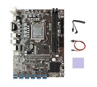 Seprendi B250C BTC Carte mère minière + câble + câble de commutation + tampon thermique 12X PCIE vers USB 3.0 GPU Slot LGA1151 Miner