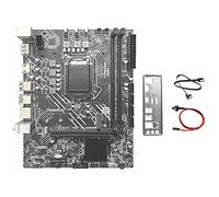 Seprendi Carte mère H510 + câble + câble de commutation + déflecteur LGA1200 DDR4 Gigabit LAN pour processeur G5900 G6400 I3-10100 I5-10400F 10/11Th