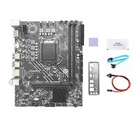 Seprendi Carte mère H510 + câble + déflecteur + graisse thermique LGA1200 DDR4 Gigabit LAN pour processeur I3 I5 I7 10/11Th Series