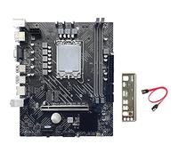 Seprendi Carte mère H610 + câble + déflecteur LGA1700 DDR4 Gigabit LAN Support 2 x 32 Go pour processeur G6900 G7400 I3 12100 I5 12500 12Th
