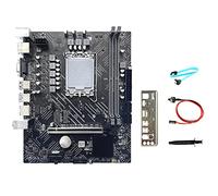 Seprendi Carte mère H610 + câble + graisse thermique LGA1700 DDR4 PCIE 16X Gigabit LAN pour G6900 G7400 I3 12100 I5 12500 12Th CPU