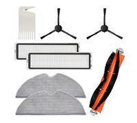 Seprendi Filtre de rechange pour aspirateur robot D9 L10 Pro - Brosse latérale principale - Pièces de chiffon