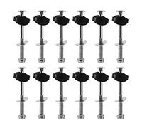 Seprendi Kit de 12 vis de trampoline en acier galvanisé - Accessoires de fixation pour de trampoline