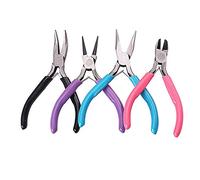 Seprendi Lot de 4 pinces à pour fabrication de - Kit d'outils pour l'emballage de fils et de boucles d'oreilles