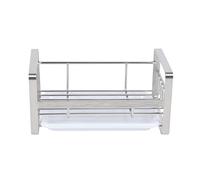 Seprendi Porte-éponge, porte-éponge et porte-savon pour évier de cuisine, en acier inoxydable 304