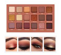 SEPROFE Palette d'ombres à paupières, Palettes de maquillage, Fard à paupières Matte Shimmer Neutral Eyeshadow Maquillage Kits (Nude-18 colors)