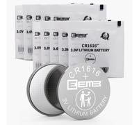 SEPT-10 Pack CR1616 Batterie 3V Batterie au Lithium Bouton Pile 1616 Batterie DL1616 ECR1616 pour Télécommande, Montre, Calculatrice, Ordinateur Portable électronique, Thermomètre, Jeux Mobiles