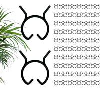 SEPT-100 Pièces Clips de Support pour Plantes, Vigne Clipsplant Clips Support Tomates, Supports Réutilisables pour Tomates, Clip de Fixation Plante Exterieur, pour Iégumes, Plantes, Jardinage