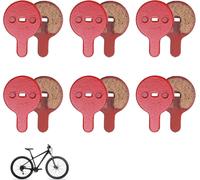 Sept-12 Pièces Plaquette De Frein Velo, Plaquettes De Frein À Disque Compatibles Avec Trottinette Électriques Draisienne Et Vélos, Plaquettes Semi-Métalliques En Résine, Plaquette De Frein Vtt