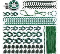 SEPT-141 Pièces Plantes Support Clips Jardin, Tuteur Plante Réglable, Attache et Support pour Plantes Réutilisable, Serre Câbles pour Vigne Plantes Grimpantes Tomate