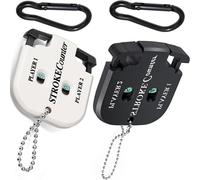 Sept-2 Pièces Compteur De Score De Golf, Avec 2 Mousquetons Mini Portable Compteur De Score Golf Compteur De Coups De Golf Compteurs Manuels Pour Différents Types De Compétitions Et De Jeux