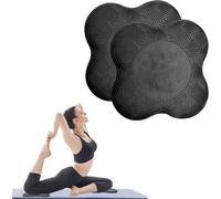 Sept-2 Pièces Genouillère De Yoga Tapis De Yoga Antidérapants Résistant À L'usure Protège Les Genoux Pour Yoga Gymnastique Pilates
