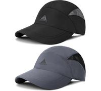 Sept-2 Pièces Unisexe Séchage Rapide Casquette De Baseball, Légère Sport Outdoor Chapeau De Baseball Protect Uv Chapeau De Soleil, Extérieur Respirante Casquettes Pour Course À Pied Loisirs Randonnée