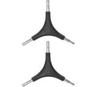 Sept-2pcs Clé En Y En Forme De 3 Voies 4mm 5mm 6mm Clé Hexagonale Intérieure En Forme De Y Chromage Portable De Couple Pour La Réparation Du Vélo, Noir