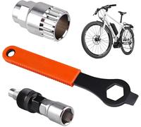 Sept-3 Pièces Extracteur De Manivelle De Vélo Et Outils De Pédalier, Outil Réparation De Vélo Démonte Pédalier, Kit D'outils De Boîtier De Pédalier Pour Démontage De Manivelles De Vélo