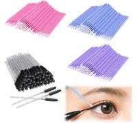 Sept-300 Pièces Micro Applicateurs Brosses Avec 50 Pièces Brosses À Cils,Microbrosses Cils Micro Applicateurs Brosses,Applicateurs Brosses,Microbrosses Mascara Baguettes Micro Pinceaux