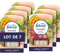 Sept-3volution Recharges Fruits Exotiques Pour Désodorisant Électrique, 7 X 20ml, 3 Parfums En Alternance Toutes Les 45 Minutes, Technologie Odourclear, Jusqu'à 90 Jours