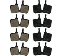 Sept-4 Paires Plaquette De Frein Velo,Plaquettes De Frein Magura, Plaquettes De Frein De Vélo Vtt, Plaquettes De Frein Arrière En Résine Haute Performance En Métal Pour Magura Mt5 Mt7