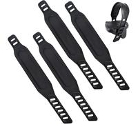 Sept-4 Pcs Sangles De Pédale De Vélo,Sangles De Pédales De Vélo D'appartement,Sangles De Pédale,Sangles De Pédale Universelles Pour Pour La Maison Ou La Salle De Sport