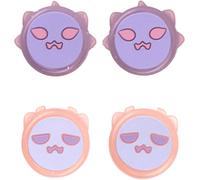 Sept-4 Pcs Thumb Grips, 3d Cartoon Analog Stick Caps, Remplacement Thumb Grip Caps, Silicone Joystick Caps, Joystick Cover For Controller Accessories (2 Pairs)
