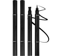 Sept-4 Pièces Eye Liner Essence Eyeliners Eyeliner Stamp Épaisse Eye Wing Tampon Eye Liner Noir Essence Eyeliner Stylo Blading Liquide Longue Durée Résultat Rapide Hautement Pigmenté Intense Intense