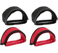 Sept-4 Pièces Sangles De Pédale Vélo, Sangles Pour Pédales De Vélo À Pignon Fixe, Toe Clips Pedal Sangles, Sangles Réglables Antidérapantes Pour Le Vélo D'exercice Home Ou Gym
