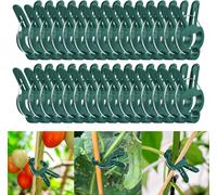 SEPT-50 Pièces Clips pour Plantes, Clips pour Attacher les Plantes, Clips de Jardin, Clips de Support pour Plantes, Clips pour Plantes Grimpantes, Plantes pour Tomates Légumes Légumes (45 X 30 MM)