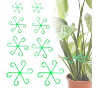 SEPT-8 Pièces Support Plante Tiges, Attache Plante Grimpante, Clips de Support pour Plantes, Réutilisable Anneau Tige Support Plantes, Supports Monstera pour Stabilisation et Soutien des Feuilles