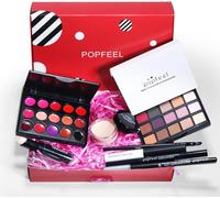 Sept-8pcs Ensemble Maquillage Kit Tout-En-Un Démarrage Maquillage Avec Fard Paupières Brillant Lèvres Pinceaux Correcteur Pour Femmes Filles Beauté Cosmétique