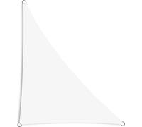 Sept-® À Angle Droit En Différentes Tailles Et Couleurs Protection Solaire Protection De La Vie Privée Protection Contre Le Vent, Farbe:Weiss, Größe:4 M X 4 M X 5.65 M
