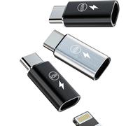 Sept-Adaptateur 65w Pour Lightning Femelle Vers Usb C Mâle (3pack)Pour Iphone 16 15 Pro Max Pour Apple Pour Ipad Air Compatible Pour Samsung Charge Type C Adaptateurs Chargeur Accessoires Convertisse