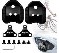 Sept-Adaptateur De Pédale De Vélo, Cales De Pédale De Vélo, Adaptateur Pedale Plate Spd, Avec Vis, Pour Pedale Velo Route, Compatibles Avec Spd Sl Sm-Sh10/Sh11/Sh12, Noir