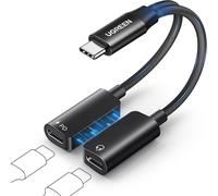 Sept-Adaptateur Magnétique Usb C Vers Usb C 2 En 1 Adaptateur Écouteur Usbc Charge Rapide Pd 60w 96khz 24bit Compatible Avec Iphone 16 15 Plus Pro Max Ipad Galaxy S25 24 Macbook Air Pro Ps5 4 Xbox