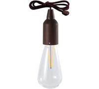 Sept-Ampoule À Cordon De Traction À Led, Lanterne Suspendue Portable À Piles Pour La Décoration De Salle De Camping En Plein Air Intérieure