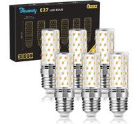 SEPT-Ampoule LED E27 Blanc Chaud, 12W Équivalent 100W Ampoule Incandescente, 1200LM 3000K Ampoules Culot a Vis Edison, Angle du Faisceau 360°, 220-240V, Sans Scintillement, Lot de 6